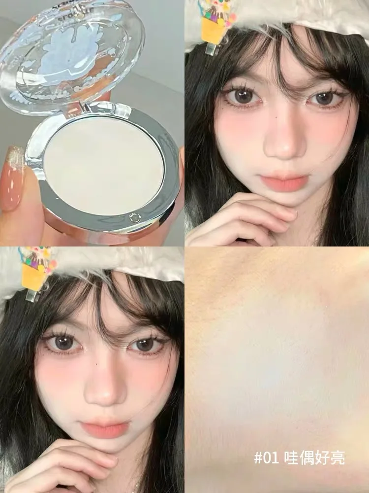 FLORTTE Single Color Highlight Matte Powder Highlighter Natural Brightening Face Contour Blush Longlasting Makeup Cosmetics - Image 2