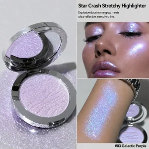 Faiccia Elf Glow Highlighter Powder Talc-Free Shimmery Finish Multi Pastel Shades Long Lasting Brightening Face Makeup