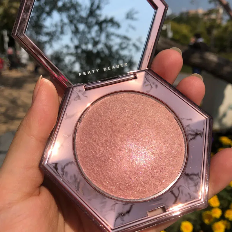 Fenty Beauty Diamond Star Highlight Plate How Many Carats Rose Rave Highlighter Trophy Wife Wattabrat Idol Same Contour Stick - Image 3