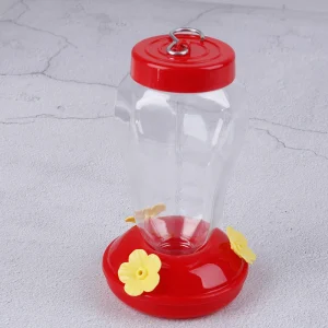 Field Feeding hummingbird bottle garden outdoor plastic flower iron hook Feeder