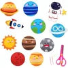 Fine motor skills sewing felt toys DIY sewing space system craft kit Early education vitality puzzle sewing kit