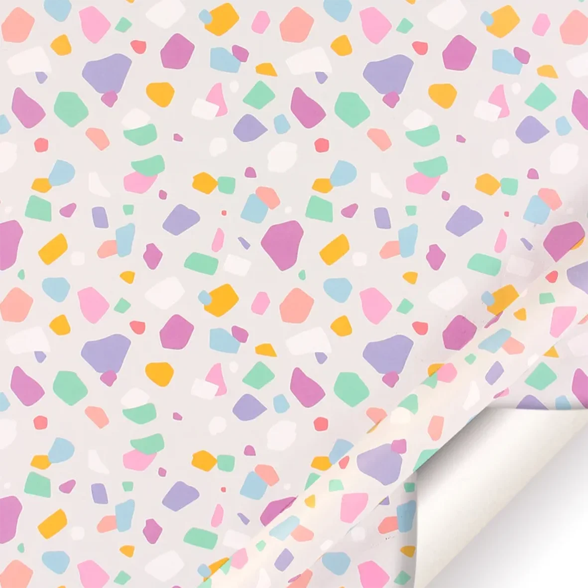 Fold 50*70cm Gift Wrapping Paper Christmas Gift Love Rainbow Gravel Valentine's Day Gift Paper Wrapper Wholesale Paper Craft - Image 5
