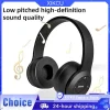 Foldable Wireless Bluetooth Headphones 5.0 Portable HiFi Sound Over-ear Headset for Sports Travel Daily Game music Earphones Use