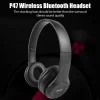 Fone Wireless Bluetooth Headphones HIFI Stereo Foldable P47 Earphones Kid Helmet Gift With Microphone Support SD Card For iPhone