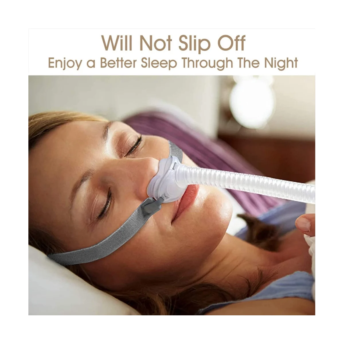 For Resmed Airfit P10 Headgear Strap, Replacement CPAP Headgear Compatible for Resmed Airfit P10 - Image 5