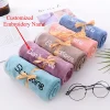 Free Custom Embroidered Name Towel Soft Absorbent Bath Towel 140x70cm Towel 35x75cm Ideal for Home Gym Daily Use and Great Gift