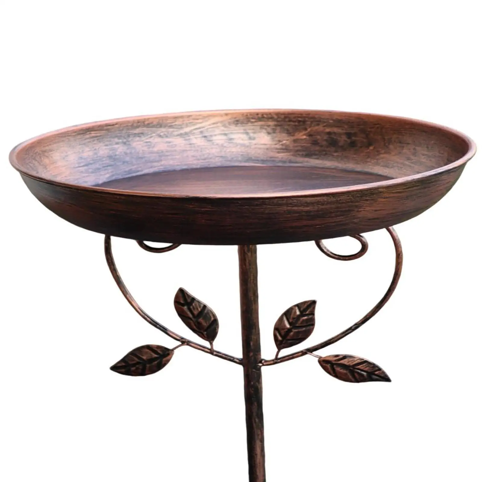 Freestanding Bird Bath Bowl with Garden Stake Outdoor Landscape Housewarming Bird Feeder Water Bowl for Park Porch Deck Yard Freestanding Bird Bath Bowl with Garden Stake Outdoor Landscape Housewarming Bird Feeder Water Bowl for Park Porch Deck Yard