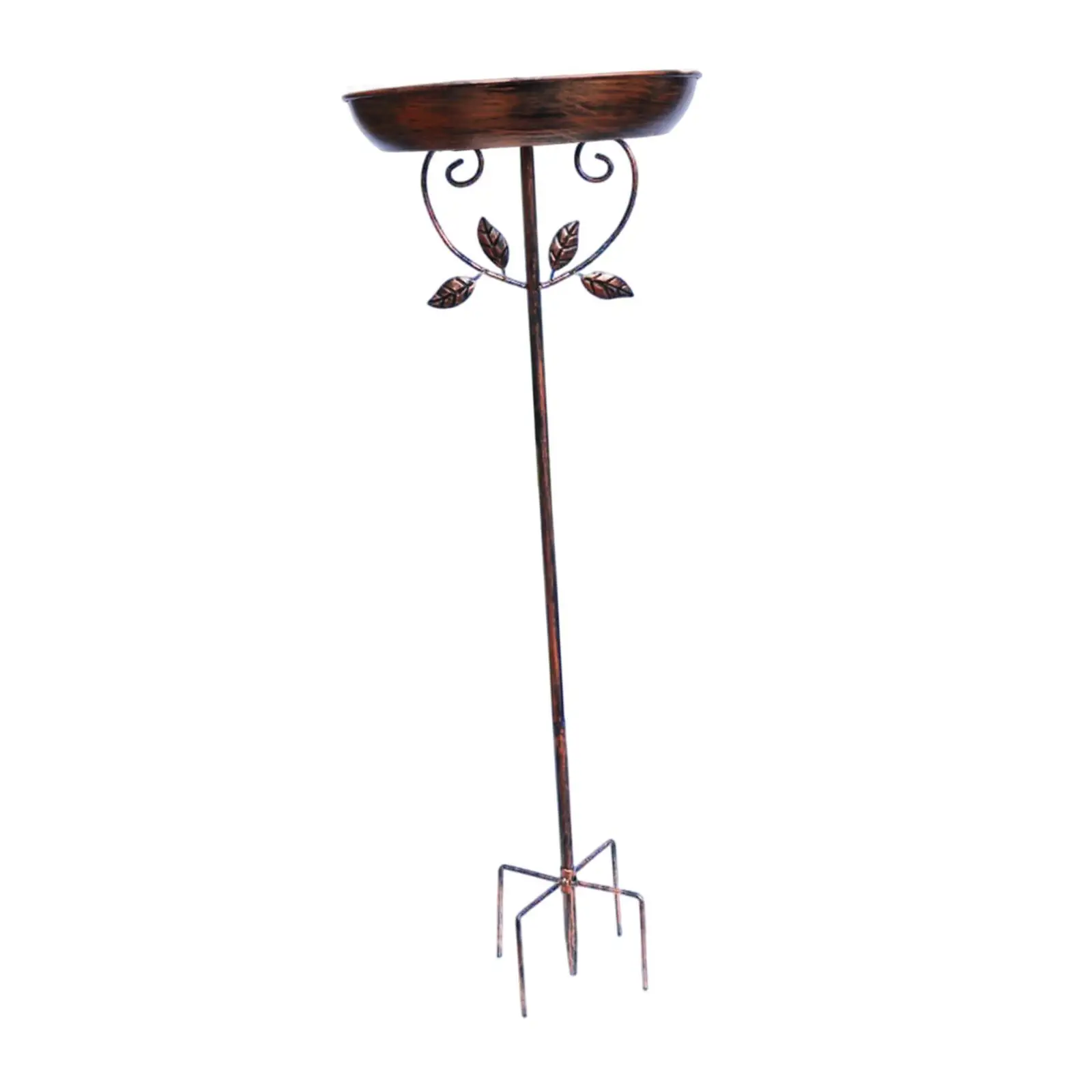Freestanding Bird Bath Bowl with Garden Stake Outdoor Landscape Housewarming Bird Feeder Water Bowl for Park Porch Deck Yard Freestanding Bird Bath Bowl with Garden Stake Outdoor Landscape Housewarming Bird Feeder Water Bowl for Park Porch Deck Yard