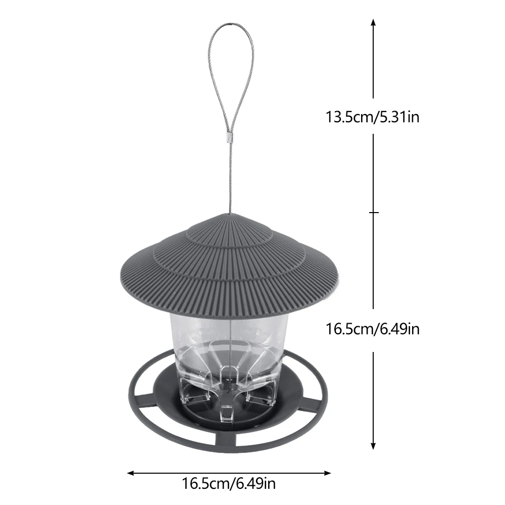 Garden Gazebo Hanging Wild Bird Feeder Outdoor Container With Hang Rope Pet Bird Feeding House Type Bird Feeder New Dropshipping - Image 6