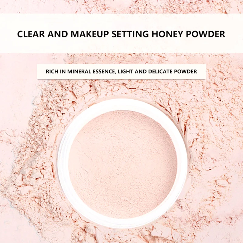 Gemeng Powder Makeup Setting Powder Durable Waterproof Sweat proof Makeup concealer Honey Powder - Image 3