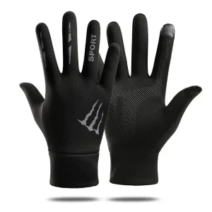 Gloves Men Cycling Bike Women Thermal Fleece Cold Wind Waterproof TouchScreen Bicycle Warm Outdoor Running Skiing Mitten