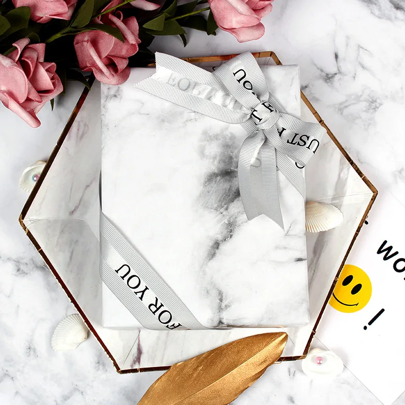 Granite Texture Gift Wrapping Paper High-grade Marble Christmas Wedding Birthday Wine Bottle Gift Decorative Paper 50*70cm - Image 2