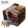 HSS Brand 5 Pairs Winter Men's Socks Thicken Sheep's Wool Socks Warm Men Retro Style Colorful Fashion Man Socks For Snow Boots