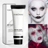 Halloween Pure White Makeup Foundation Mixable Pure White Foundation Adjuster Concealer Face Paint Makeup Clown COS Carnival