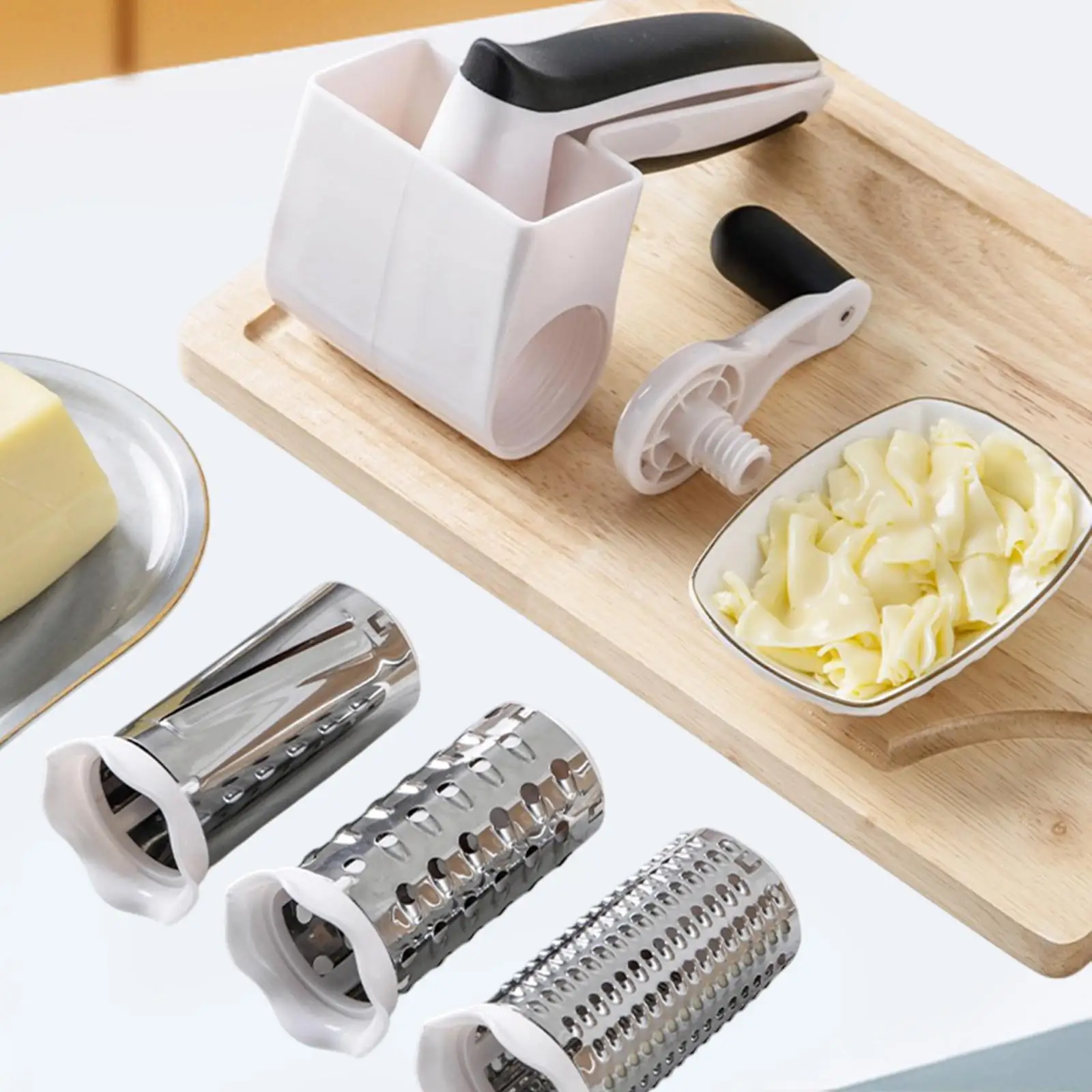 Hand Crank Cheese Shredder Grater with Handle Chopper Kitchen Tool Cutter Multifunction Manual Vegetable Nut Chocolate Grater