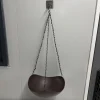Hanging Bird Bath with Metal Chain & Hook Decorative Birdbath Bird Water Feeder Garden Water Bowl for Outside Garden Yard Decor