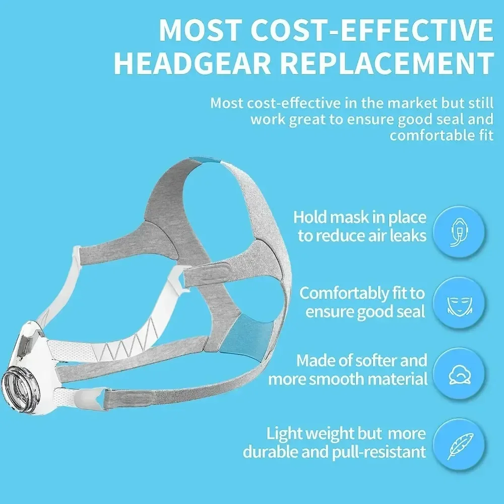 Headgear for AirFit N20/AirTouch N20, Soft Comfortable Unisex CPAP Replacement Headgear Strap (Without Mask) - Image 3