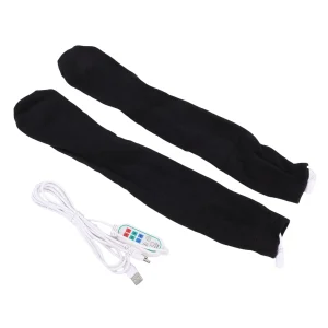 Heated Socks Intelligent Temperature Control 3 Heat Settings Washable Reusable USB Charging Electric Heated Socks for Winter