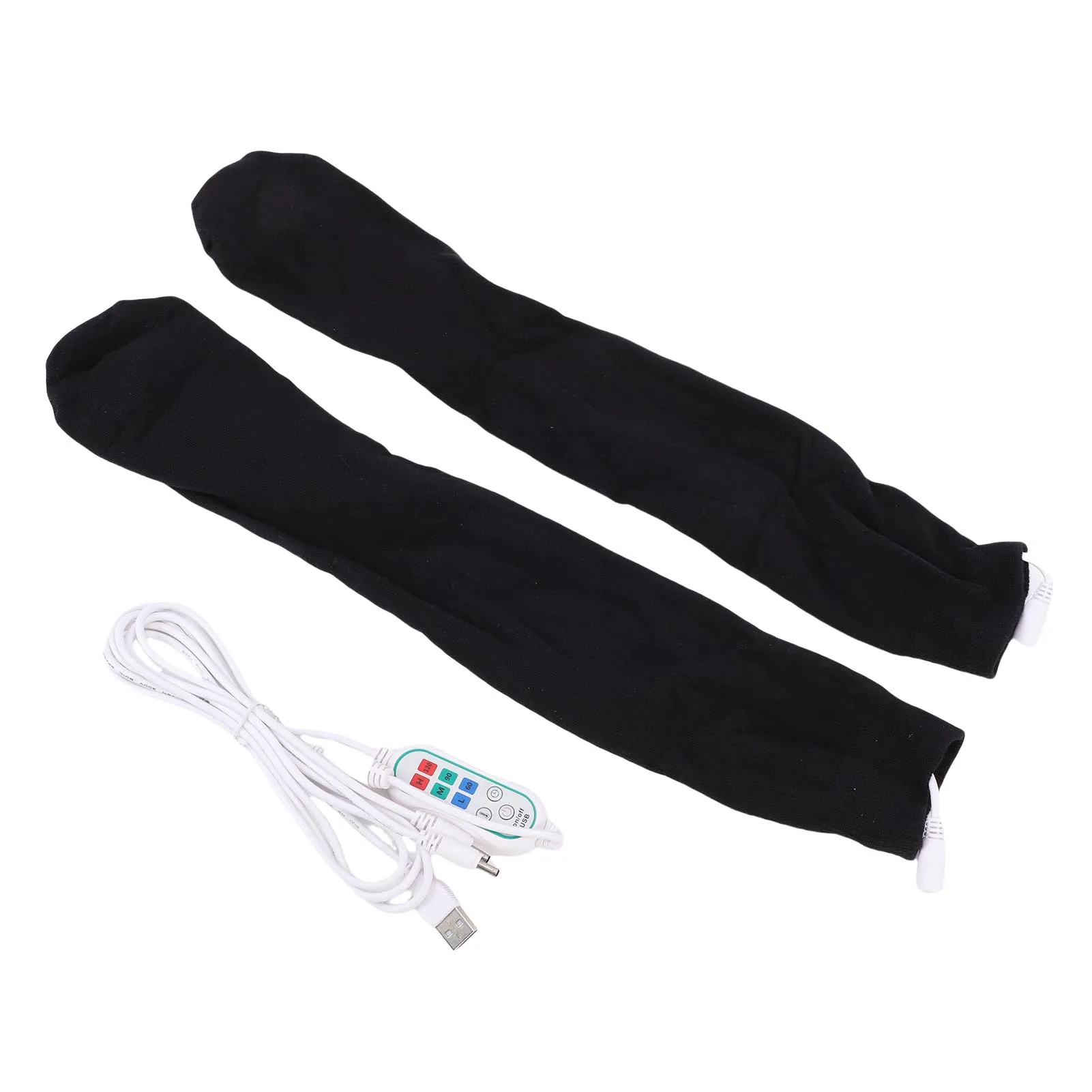 Heated Socks Intelligent Temperature Control 3 Heat Settings Washable Reusable USB Charging Electric Heated Socks for Winter