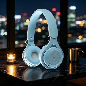 Hifi Sound Bluetooth Headphones Wireless Over-Ear Headsets with Microphone Noise Reduction Comfortable for Travel And Home Use