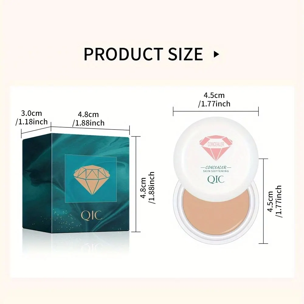 High Coverage Concealer Cover Anti Dark Circle Freckle Long-lasting Waterproof Foundation BB Cream for Face Makeup Base Cosmetic - Image 2