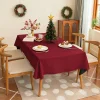 High Quality Solid Color Waterproof Tablecloth For Christmas Parties Hotels Restaurants Daily Home Decoration