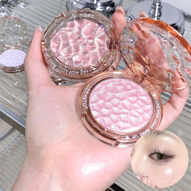 High gloss powder gloss glitter highlight contour palette natural gloss contour concealer lasting light - Image 2