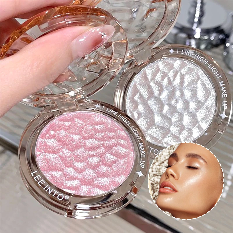 High gloss powder gloss glitter highlight contour palette natural gloss contour concealer lasting light - Image 6