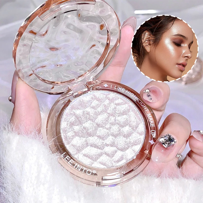 High gloss powder gloss glitter highlight contour palette natural gloss contour concealer lasting light - Image 3