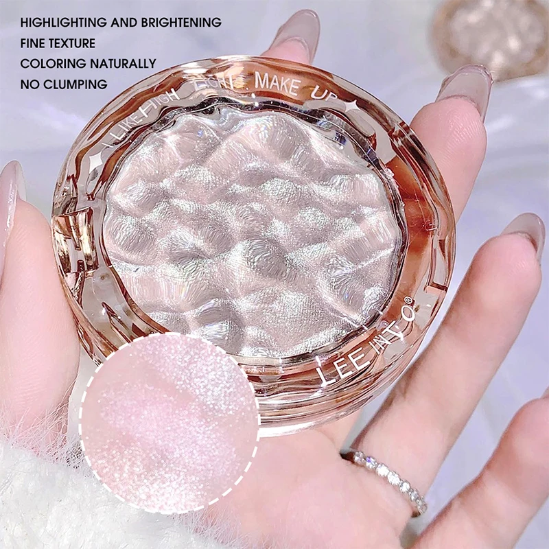 High gloss powder gloss glitter highlight contour palette natural gloss contour concealer lasting light - Image 4