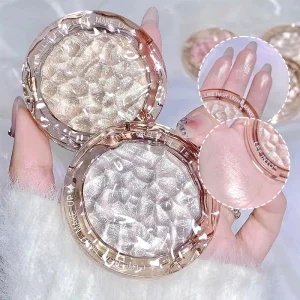 High gloss powder gloss glitter highlight contour palette natural gloss contour concealer lasting light