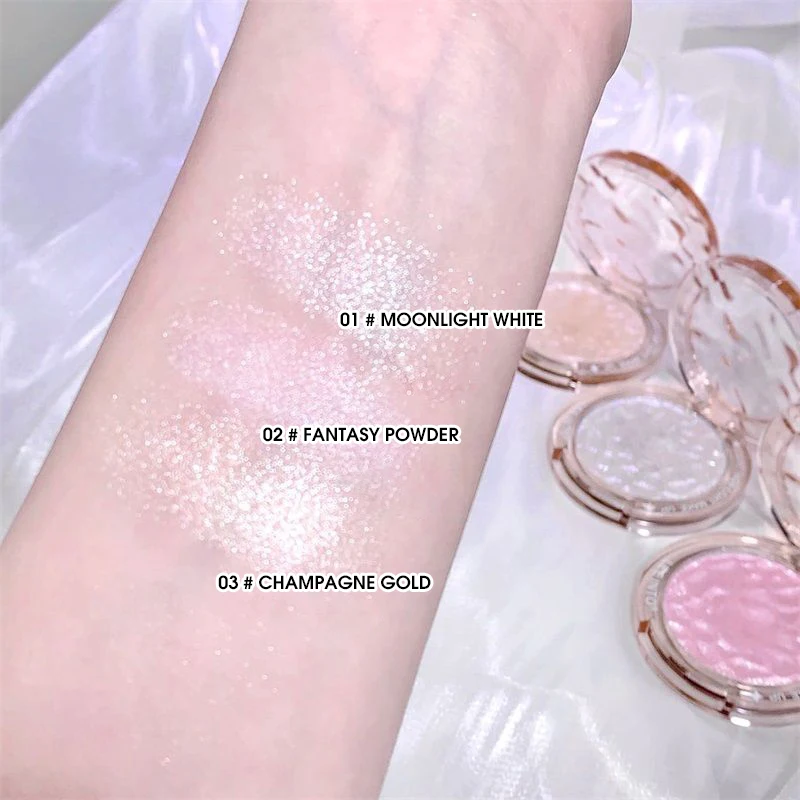High gloss powder gloss glitter highlight contour palette natural gloss contour concealer lasting light - Image 5