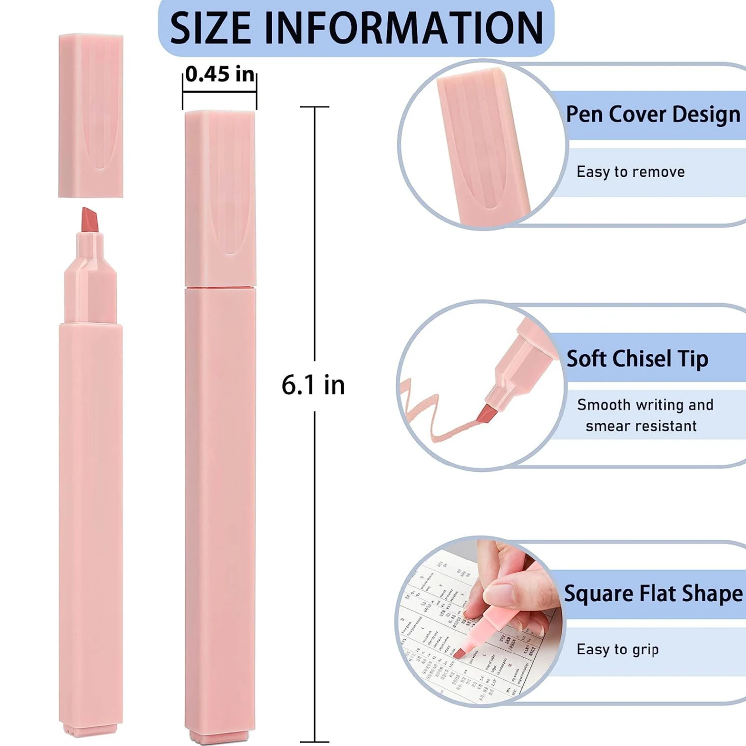 Highlighters Cute Pastel Pens 12 Colors Bible Pens No Bleed With Soft Tip Aesthetics Pens Markers Kawaii Stationary For Students - Image 2