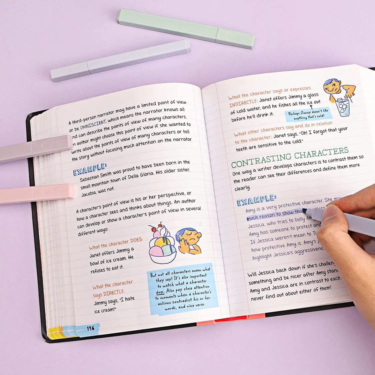 Highlighters Cute Pastel Pens 12 Colors Bible Pens No Bleed With Soft Tip Aesthetics Pens Markers Kawaii Stationary For Students - Image 5