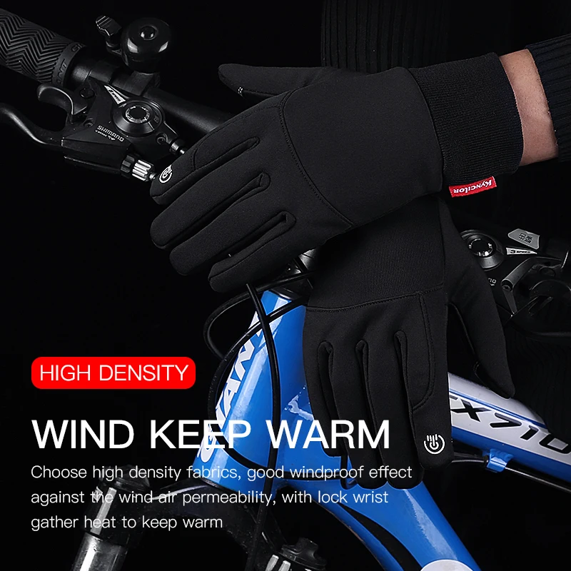 Hot Sale Winter Outdoor Sports Running Glove Warm Touch Screen Gym Fitness Full Finger Gloves For Men Women Sports Gloves - Image 5