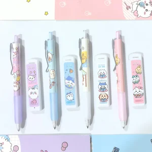 Hot Stylish Automatic Pencil Set Anime Merchandise Cute Girly Writing Lead Resistant for Students