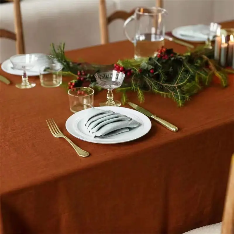 Household Tablecloths, Wedding Parties, Holiday Dining Table Decorations, Kitchen Tablecloths, Soft Tablecloths - Image 4
