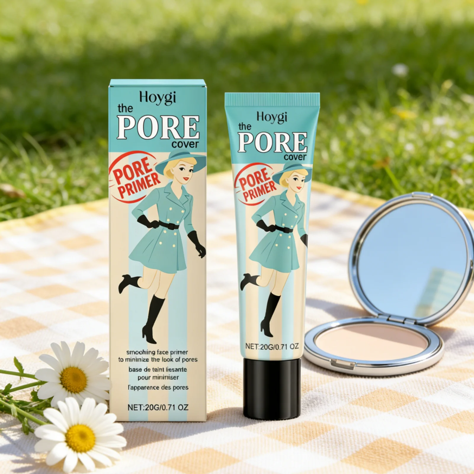Hoygi Pore Primer Long Lasting Makeup Absorb Excess Oil Fine Texture Refresh Moisturizing Gentle Formula Smoothing Face Primer - Image 5