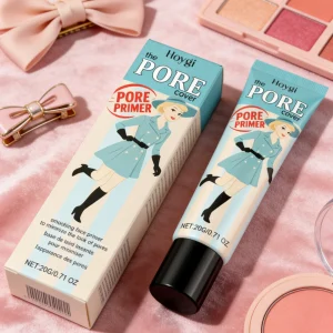 Hoygi Pore Primer Long Lasting Makeup Absorb Excess Oil Fine Texture Refresh Moisturizing Gentle Formula Smoothing Face Primer