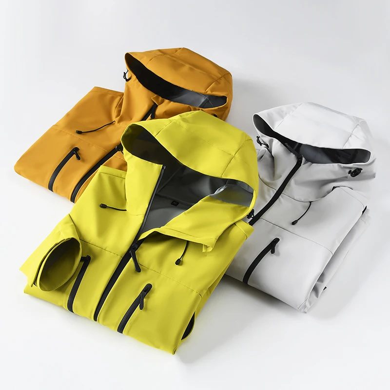 JNLN Women's Men's Waterproof Jacket Hiking Camping Trekking Windbreaker Unisex Outdoor Sporty Rain Coat Hooded Climbing Clothes - Image 6