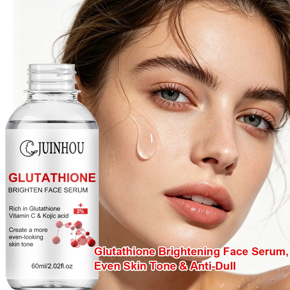 JUINHOU Glutathione Vitamin C Brighten Face Cream and Serum Set Even Skin Tone Niacinamide Anti-Oxidation Radiant Glow Skin - Image 6