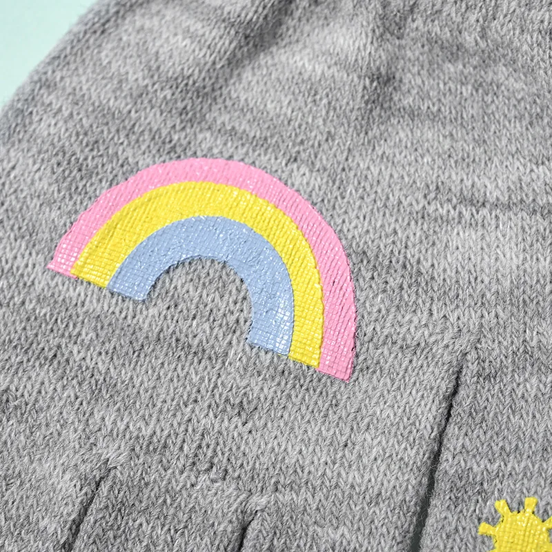 Kids Knitted Gloves Cute Cartoon Animal Childlike Fun Paly Outdoor Gloves Winter Autumn School Girls Boys Gift Children Gloves - Image 5