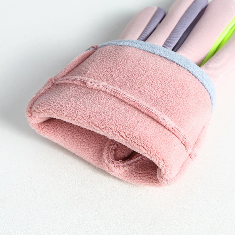 Kids Warm Gloves Autumn Winter Cartoon Dinosaur Boys Girls Outdoor Cycling Gloves for Children Windproof Water-Repellent Gloves - Image 6