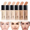 LOOKAVE Liquid Foundation Long Lasting Full Coverage Flawless Soft Matte Foundation Base Makeup Moisturizing Concealer CC Cream