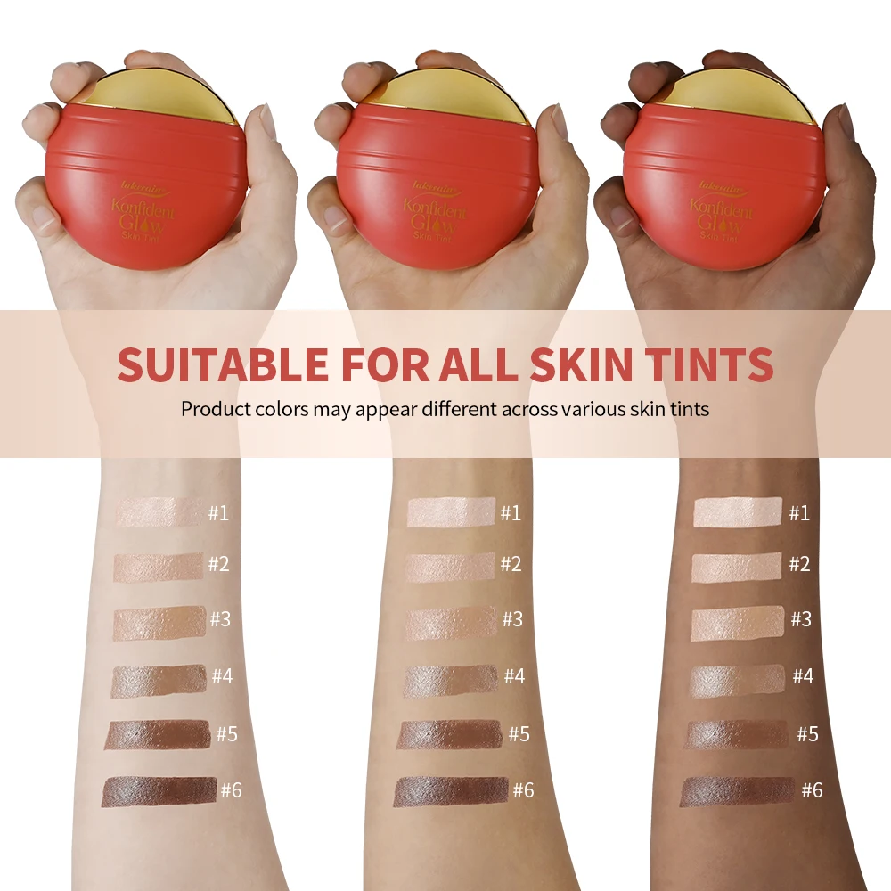Lakerain Oil-free Glass Skin Foundation Self-clearing & Smooth Even Skin Tone Nourishes the Skin Easy to Carry Liquid Foundation - Image 4