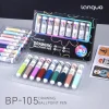 Languo Multicolor Pens,180 Colors, 10-in-1 Colored Ballpoint Pen,0.8mm Fine Point Smooth Writing,Retractable Ballpoint Pens