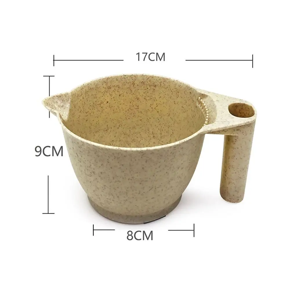 Large Capacity Coloring Mixing Dye Bowl DIY Wheat Straw Hairdressing Cup Styling Accessories Salon Styling Tool Hair Styling - Image 6