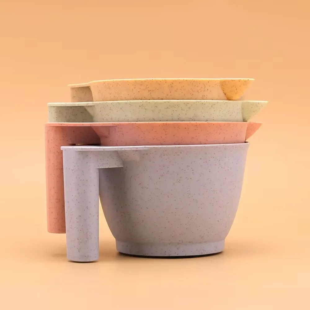 Large Capacity Coloring Mixing Dye Bowl DIY Wheat Straw Hairdressing Cup Styling Accessories Salon Styling Tool Hair Styling - Image 5