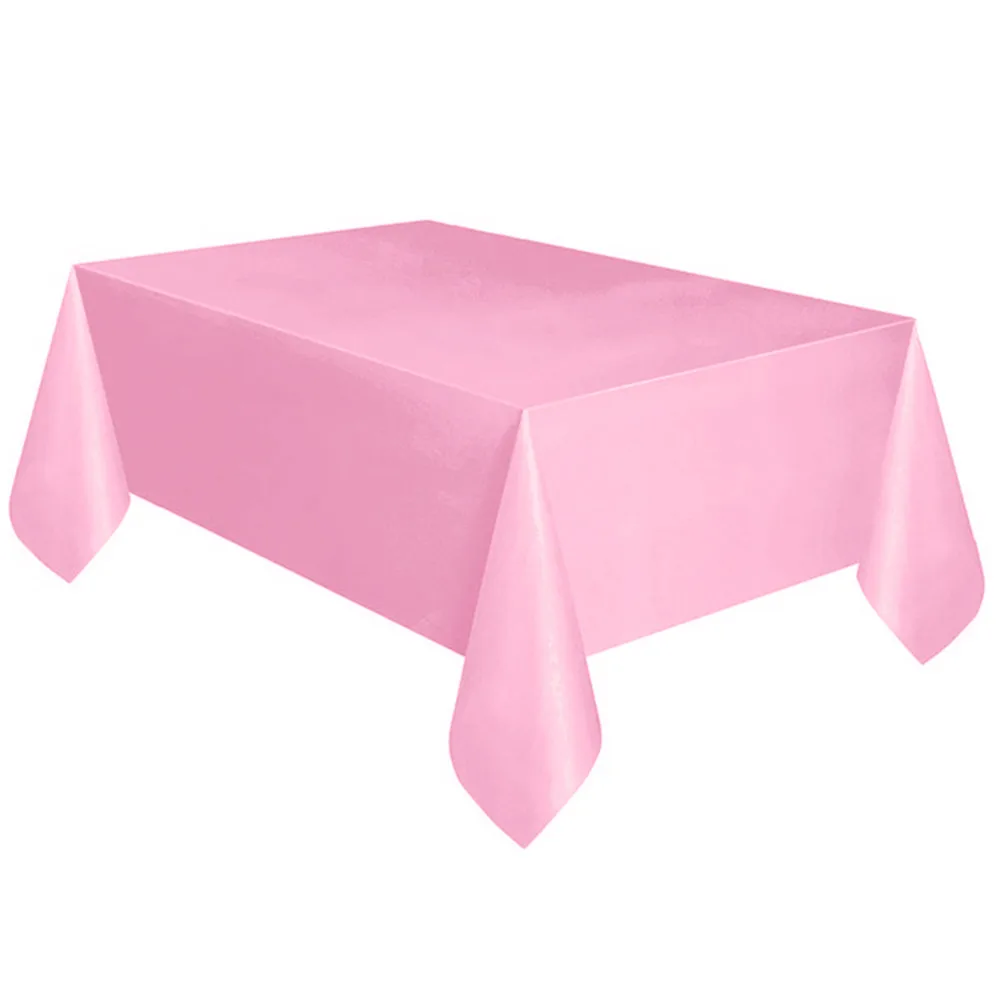 Large Plastic Rectangle Table Cover Cloth Wipe Clean Party Red White Black Tablecloth Covers for Birthday wedding christmas - Image 6