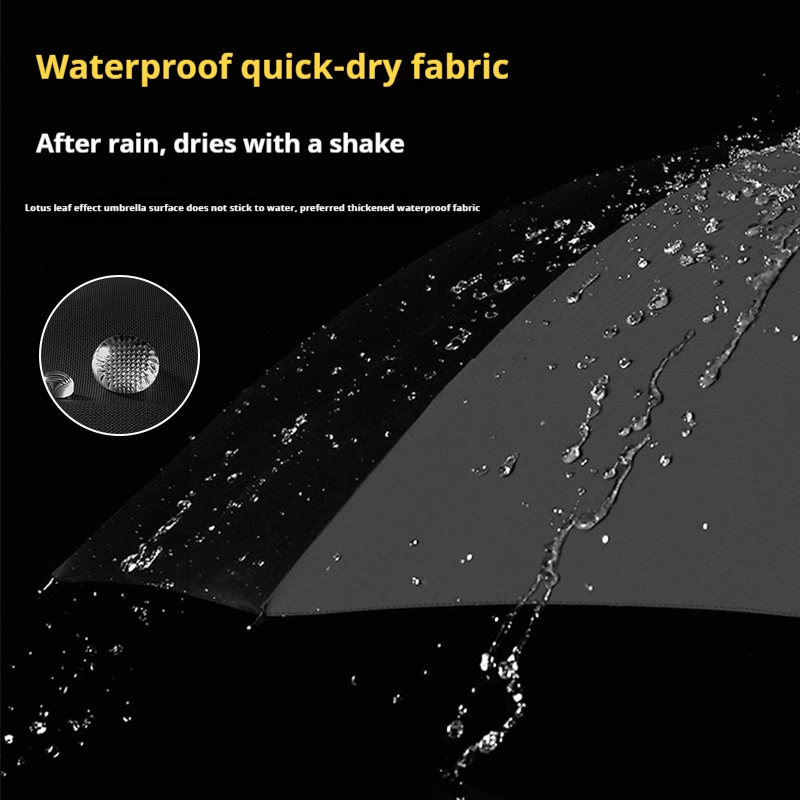 Large Sturdy Wind Resistant Umbrella with Memory Patch Non-Folding Feature for Enhanced Stability And Recall - Image 3